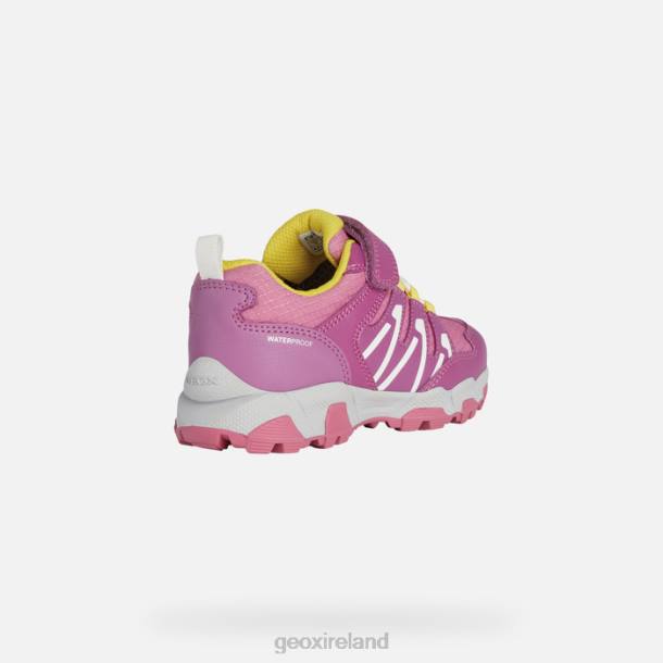 Geox 0ZTB1102 Fuchsia/Yellow Magnetar Girl