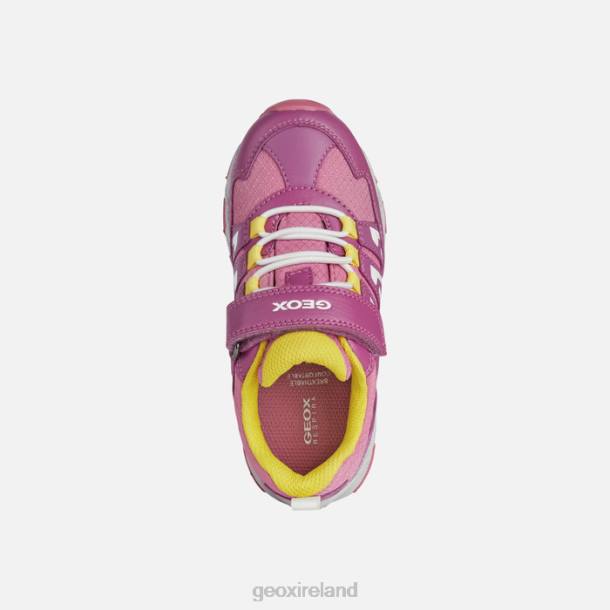Geox 0ZTB1102 Fuchsia/Yellow Magnetar Girl