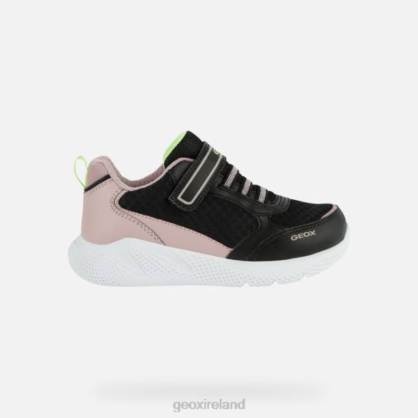 Geox 0ZTB1121 Black/Rose Sprintye Girl