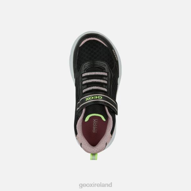Geox 0ZTB1121 Black/Rose Sprintye Girl
