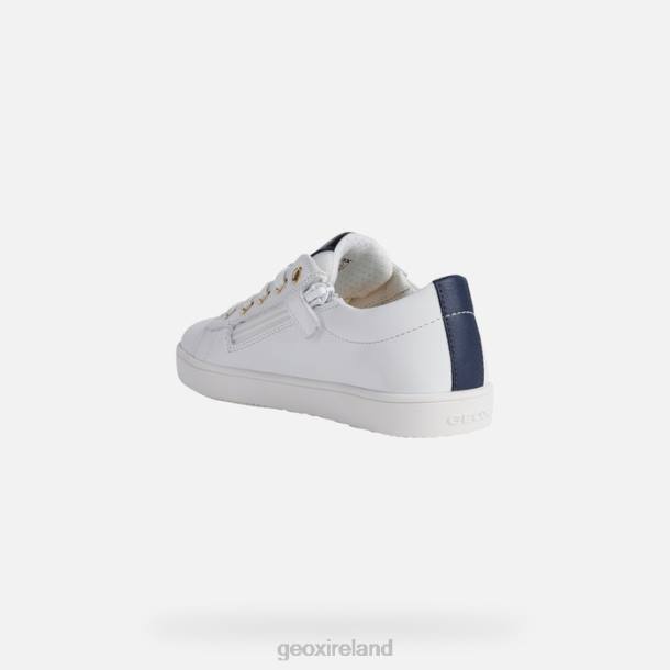 Geox 0ZTB1134 White/Navy Kathe Girl