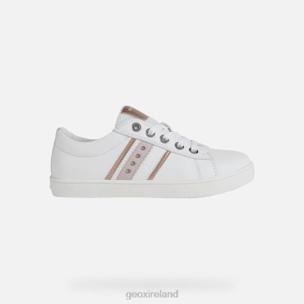 Geox 0ZTB1135 White/Light Rose Kathe Girl