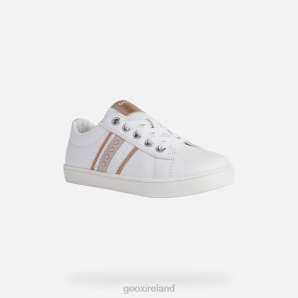 Geox 0ZTB1135 White/Light Rose Kathe Girl