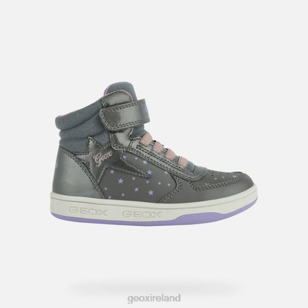 Geox 0ZTB1153 Dark Silver/Violet Maltin Girl