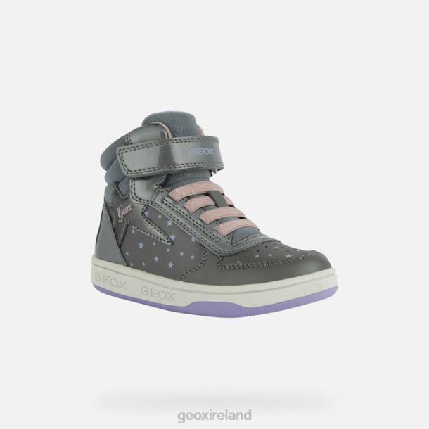 Geox 0ZTB1153 Dark Silver/Violet Maltin Girl