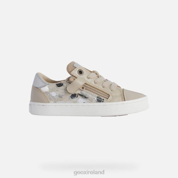 Geox 0ZTB1178 Beige/Silver Kilwi Girl
