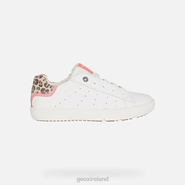 Geox 0ZTB1204 White/Fuchsia Silenex Girl