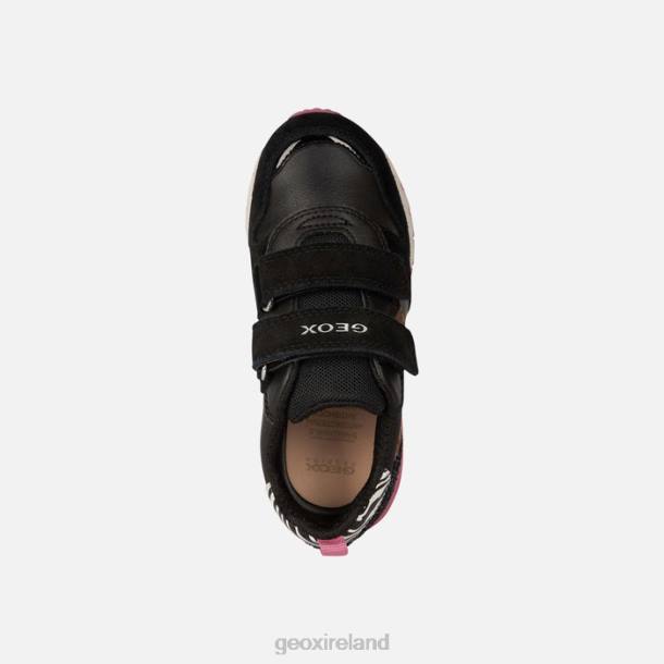 Geox 0ZTB1208 Black/Fuchsia Fastics Girl
