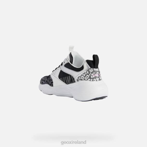 Geox 0ZTB1244 Black/White Bubblex Girl
