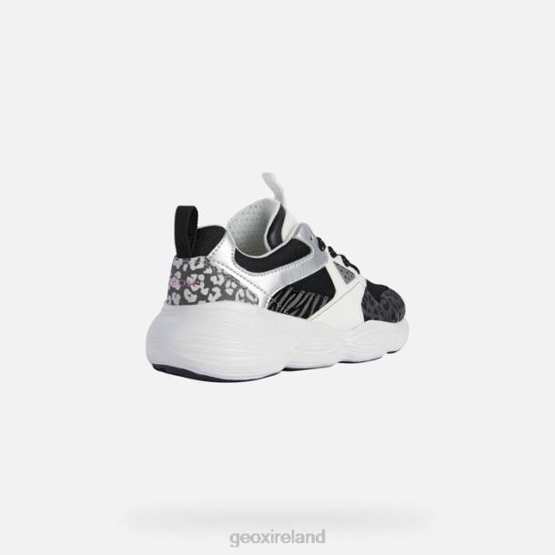 Geox 0ZTB1244 Black/White Bubblex Girl