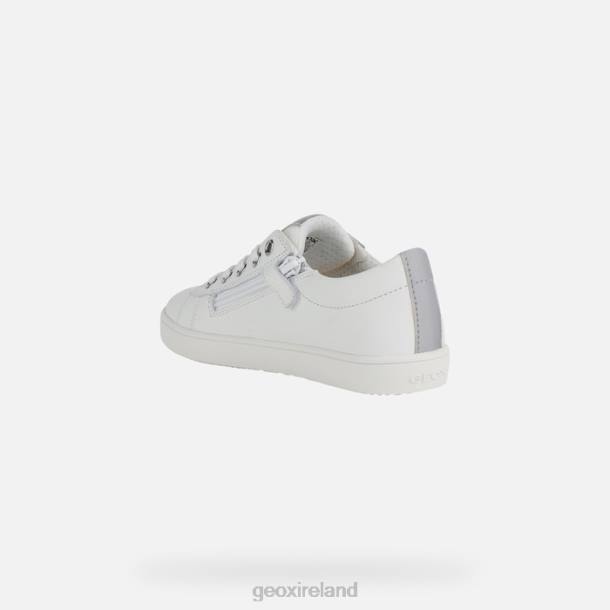Geox 0ZTB1861 White/Silver Kathe Girl
