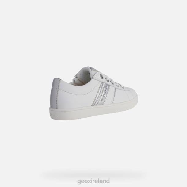 Geox 0ZTB1861 White/Silver Kathe Girl