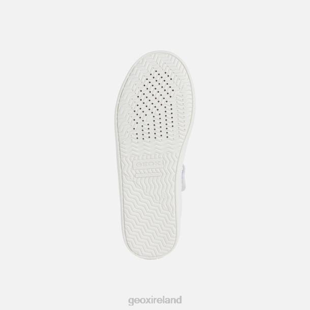 Geox 0ZTB1861 White/Silver Kathe Girl