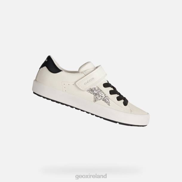 Geox 0ZTB1862 White/Black Kilwi Girl
