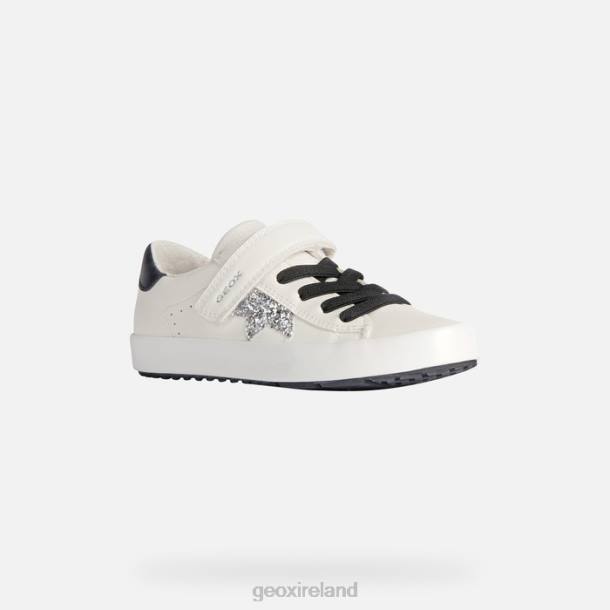 Geox 0ZTB1862 White/Black Kilwi Girl