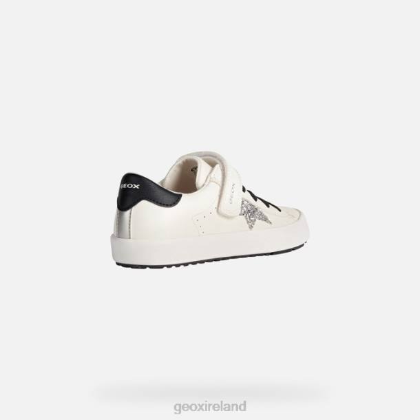 Geox 0ZTB1862 White/Black Kilwi Girl