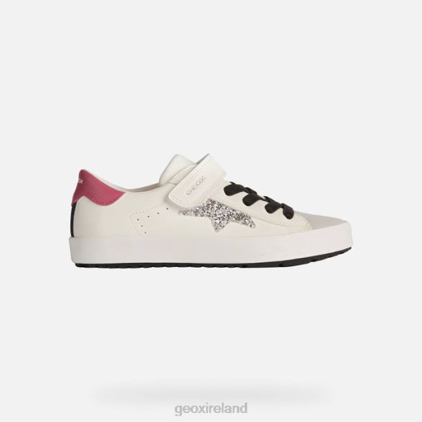 Geox 0ZTB1864 White/Fuchsia Kilwi Girl