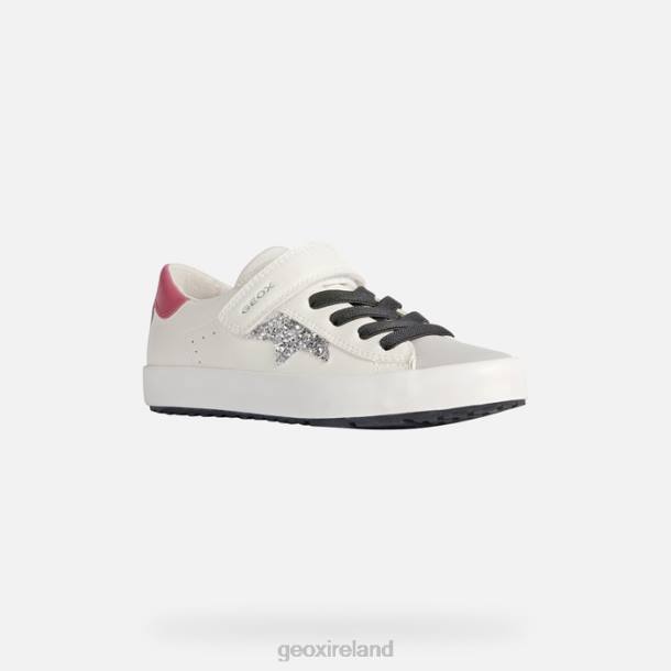 Geox 0ZTB1864 White/Fuchsia Kilwi Girl