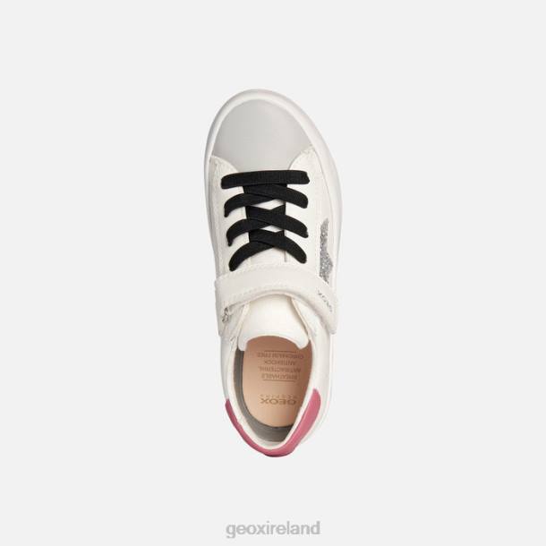 Geox 0ZTB1864 White/Fuchsia Kilwi Girl