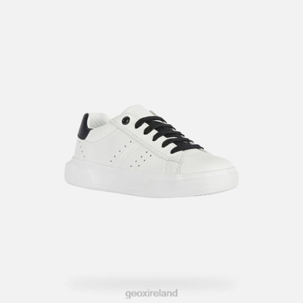 Geox 0ZTB1865 White/Black Nettuno Girl