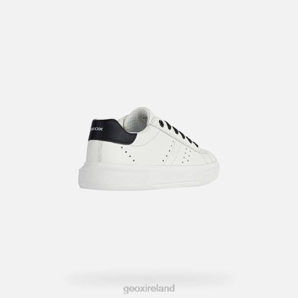 Geox 0ZTB1865 White/Black Nettuno Girl