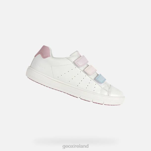 Geox 0ZTB1866 White/Rose Silenex Girl