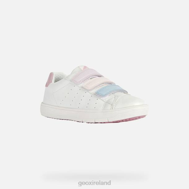 Geox 0ZTB1866 White/Rose Silenex Girl