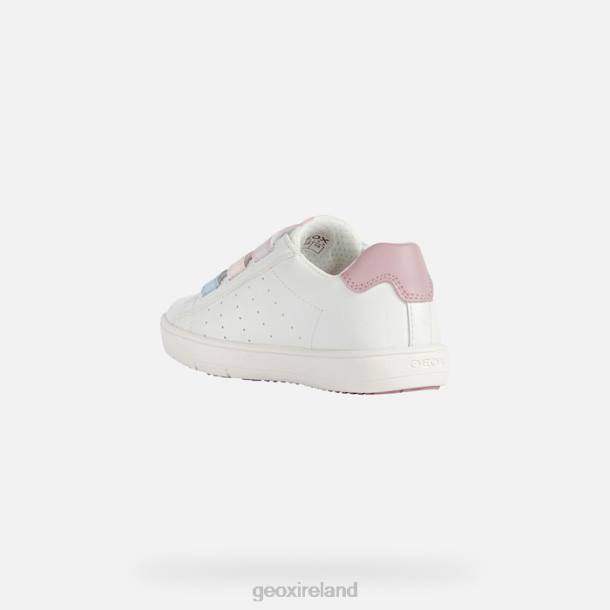 Geox 0ZTB1866 White/Rose Silenex Girl