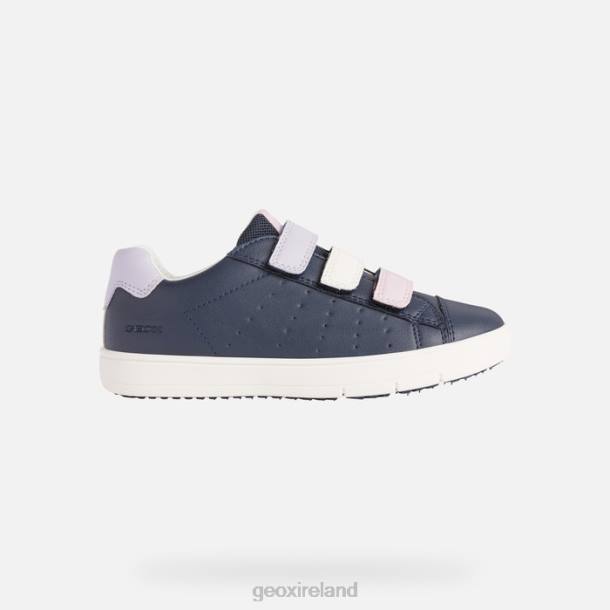 Geox 0ZTB1867 Navy/Orchid Silenex Girl
