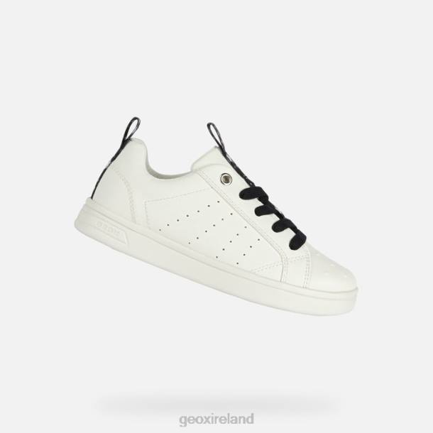 Geox 0ZTB1874 White/Black Djrock Girl