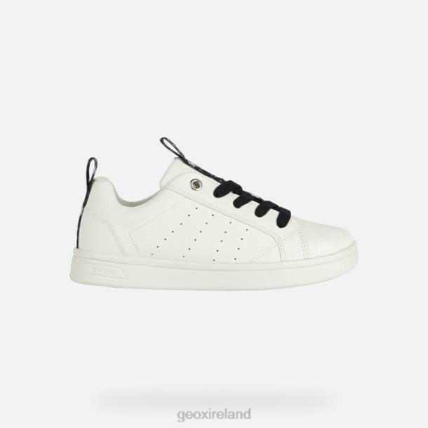Geox 0ZTB1874 White/Black Djrock Girl