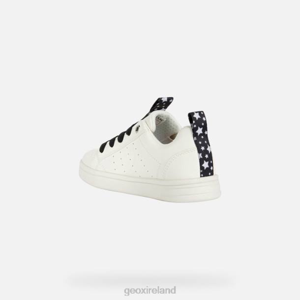 Geox 0ZTB1874 White/Black Djrock Girl