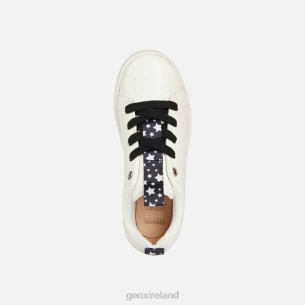Geox 0ZTB1874 White/Black Djrock Girl