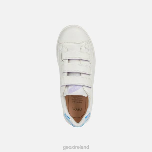 Geox 0ZTB1878 White/Iridescent Silenex Girl