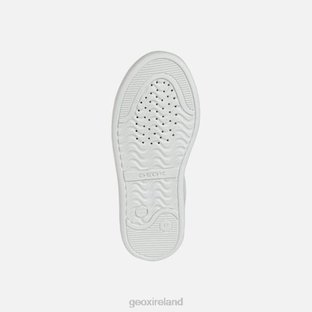 Geox 0ZTB1882 White/Silver Djrock Girl