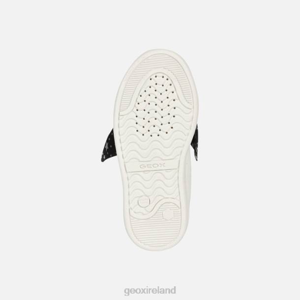 Geox 0ZTB1889 White/Black Djrock Girl