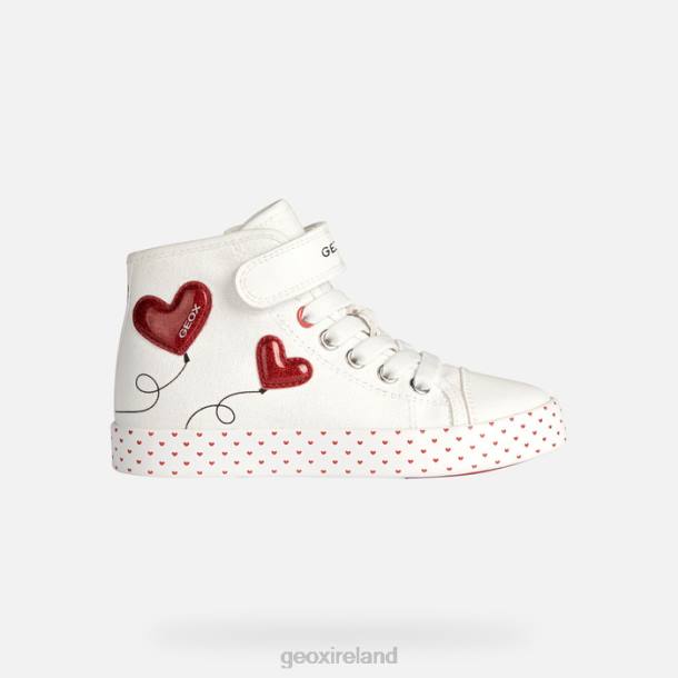 Geox 0ZTB1893 White/Red Ciak Girl