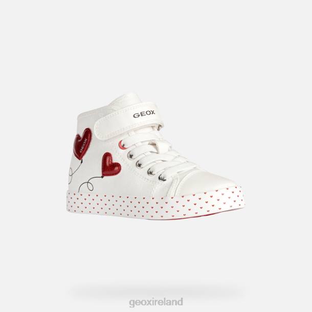 Geox 0ZTB1893 White/Red Ciak Girl