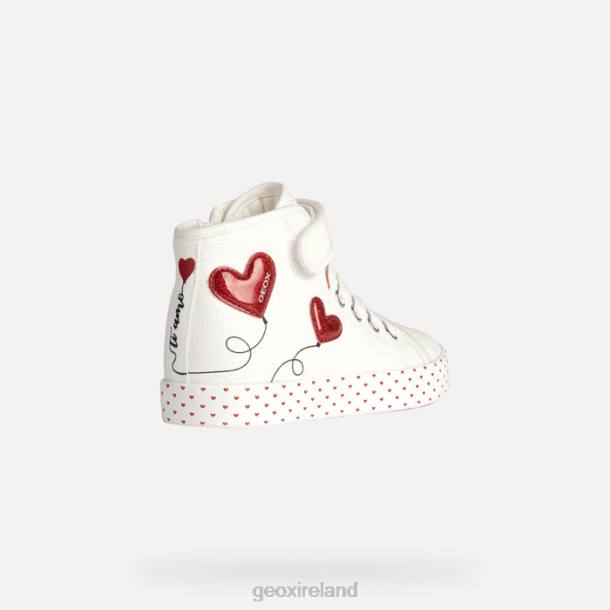 Geox 0ZTB1893 White/Red Ciak Girl