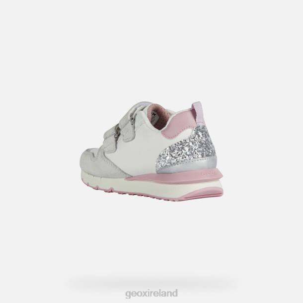 Geox 0ZTB1908 Off White/Pink Fastics Girl