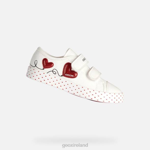 Geox 0ZTB1914 White/Red Ciak Girl