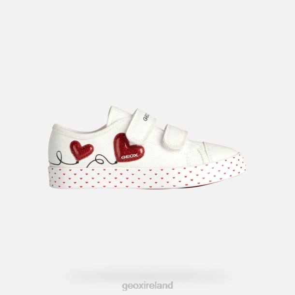 Geox 0ZTB1914 White/Red Ciak Girl