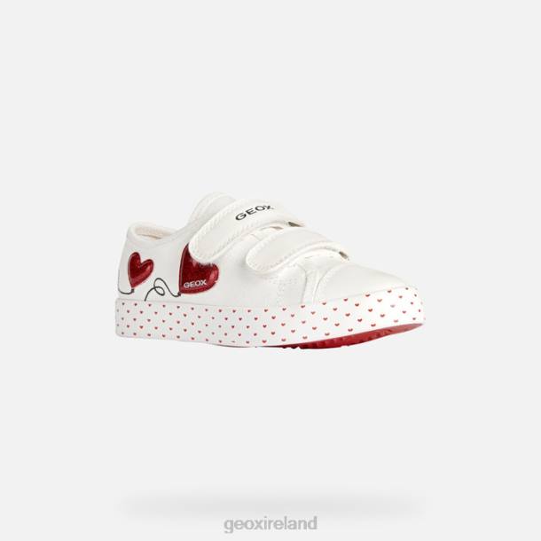 Geox 0ZTB1914 White/Red Ciak Girl