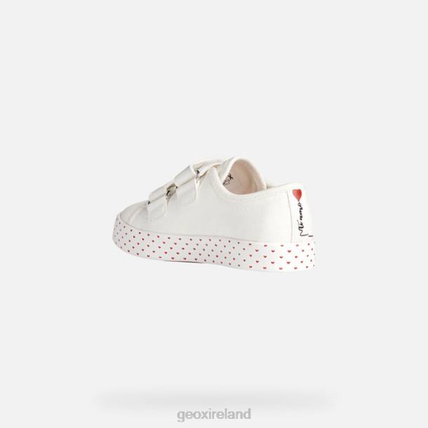 Geox 0ZTB1914 White/Red Ciak Girl