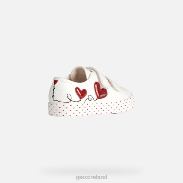 Geox 0ZTB1914 White/Red Ciak Girl