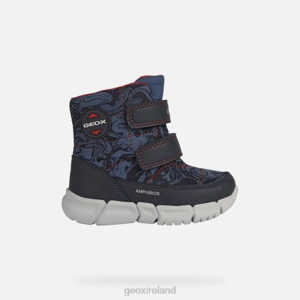 Geox 0ZTB891 Avio/Red Flexyper Abx Baby