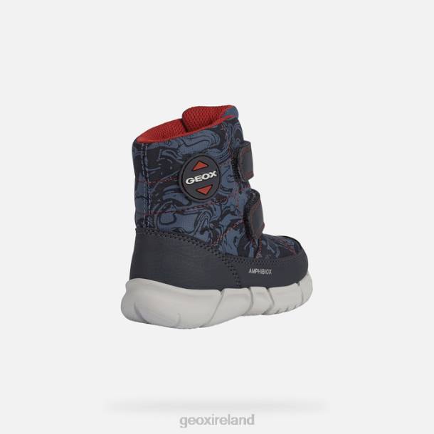 Geox 0ZTB891 Avio/Red Flexyper Abx Baby