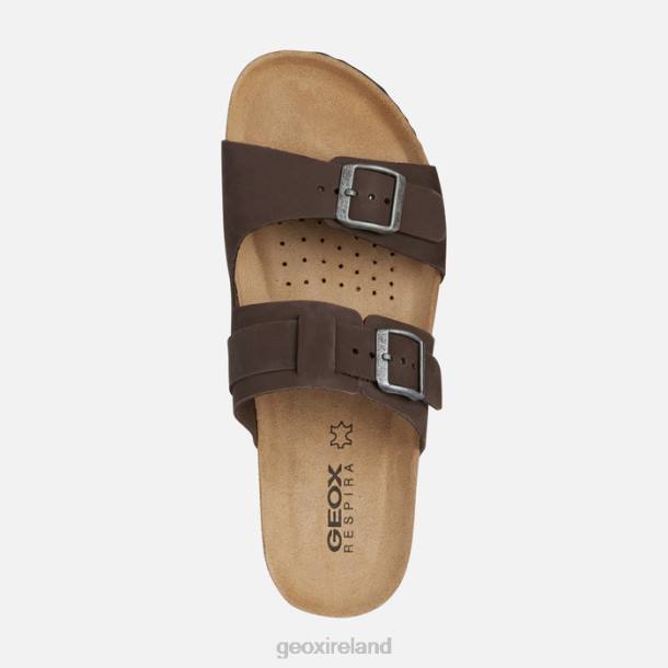 Geox 0ZTB725 Dark Coffee Sandal Ghita Man