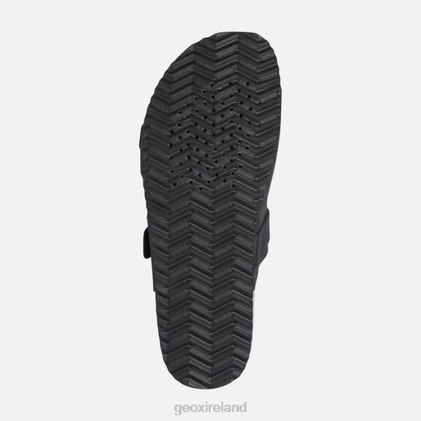 Geox 0ZTB726 Black Sandal Ghita Man
