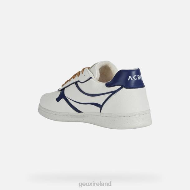 Geox 0ZTB773 White/Navy Warrens Man